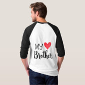 T-shirt Mon frère (Dos entier)