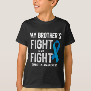 T-shirt Mon frère combat ma lutte contre la sensibilisatio