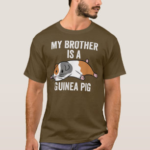 T-shirt Mon frère est un animal de compagnie cochon d'Inde