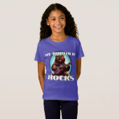 T-Shirt Mon Frère Rocks ! Ours coloré (Devant entier)