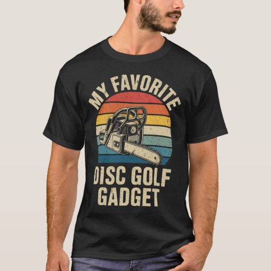 T-shirt Mon gadget préféré de disc golf drôle de disc golf (Devant)
