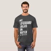 T-shirt Mon Gardien Marche Sur L'Eau | Christian (Devant entier)