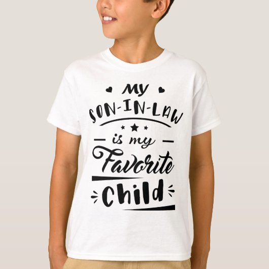 T-shirt Mon gendre est mon enfant préféré (Devant)