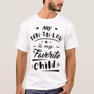 T-shirt Mon gendre est mon enfant préféré