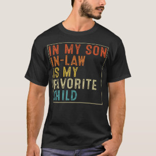 T-shirt Mon gendre est mon enfant préféré Drôle de pères D