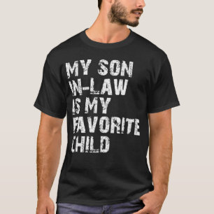 T-shirt Mon gendre est mon enfant préféré, famille drôle
