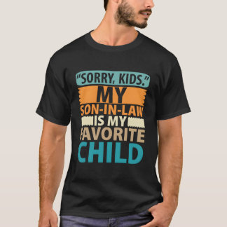 T-shirt Mon gendre est mon enfant préféré Fête des mères f