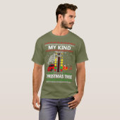 T-shirt Mon Genre D'Arbre De Noël Drag Racing Noël (Devant entier)