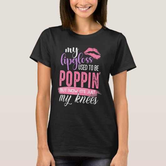 T-shirt Mon Gloss Lip Était En Train De Presser (Devant)