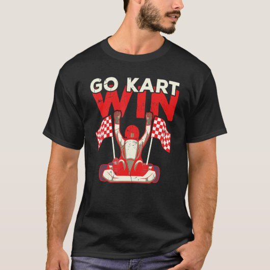 T-shirt Mon Go Kart Va Plus Vite Que Votre Voiture Kart (Devant)
