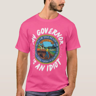 T-shirt Mon Gouverneur Est Une Politique Du Minnesota Drôl