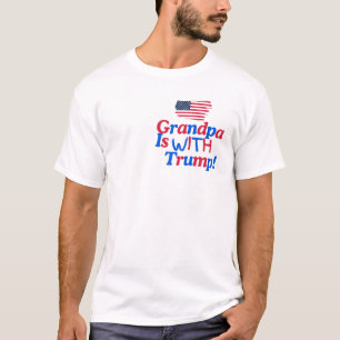 T-shirt Mon grand-père est avec Trump