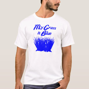 T-SHIRT MON GRAS EST BLEU