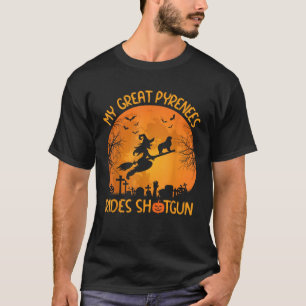 T-shirt Mon Great Pyrenees fait du covoiturage avec une so