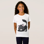 T-Shirt Mon Grey Kitty (Devant entier)