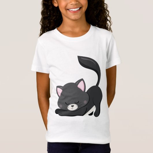 T-Shirt Mon Grey Kitty (Devant)