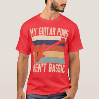 T-shirt Mon guitariste n'est pas un joueur de guitare bass