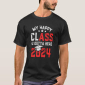 T-shirt Mon Happy Class Est Extérieur Ici 2024 Senior 24Gr (Devant)