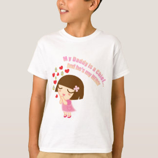 T-shirt Mon héros du papa (chef)