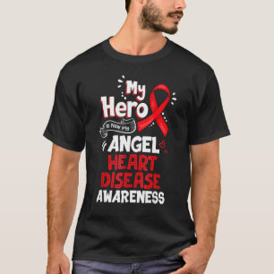 T-shirt Mon Héros Est Maintenant Mon Ange Sensibilisation