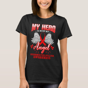 T-shirt Mon Héros Est Maintenant Mon Angel Epidermolyse Bu