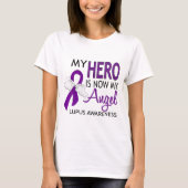 T-shirt Mon héros est mon lupus d'ange (Devant)