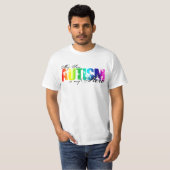 T-shirt Mon héros mon fils - autisme (Devant entier)