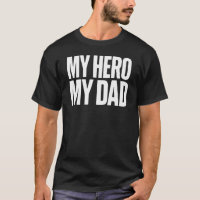 Mon héros mon papa – Typographie minimale en gras