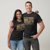 T-shirt Mon histoire commence à NECHES TX (Unisexe)