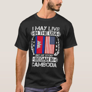 T-shirt Mon Histoire Commence Au Cambodge