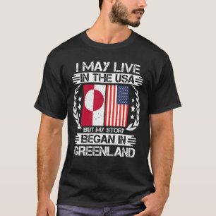 T-shirt Mon Histoire Commence Au Groenland