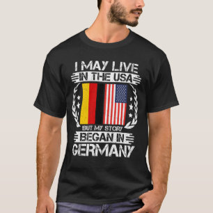 T-shirt Mon Histoire Commence En Allemagne
