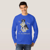 T-shirt Mon Husky A Mangé Mes Devoirs (Devant entier)