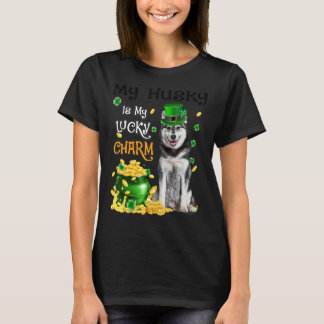 T-shirt Mon Husky Est Mon Chic Charme Mignonne Chien Patri
