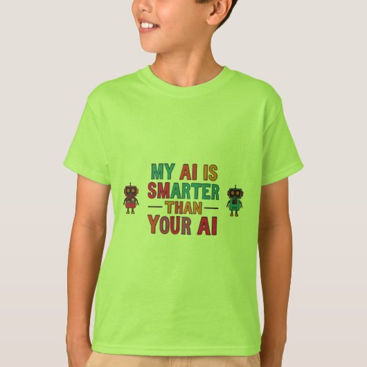 T-shirt mon ia est plus intelligente (Devant)