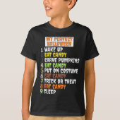 T-shirt Mon Idéal Halloween amusant Squelette Cool Zombie (Devant)