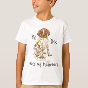 T-shirt Mon indicateur aux cheveux courts allemand a mang