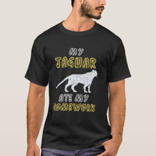 T-shirt Mon Jaguar A Mangé Ma Panthère Maison Animal Kid R