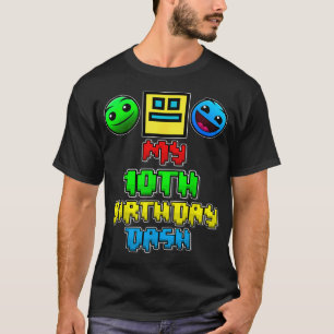 T-shirt Mon jeu vidéo Thème anniversaire 10 ans enfant 10