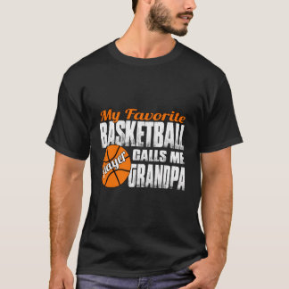 T-shirt Mon Joueur De Basket Favori M'Appelle Basketball