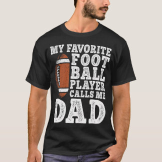 T-shirt Mon Joueur de Football Américain Préféré M'appelle
