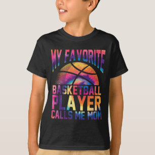 T-shirt Mon joueur de squelette préféré m'appelle maman Ma