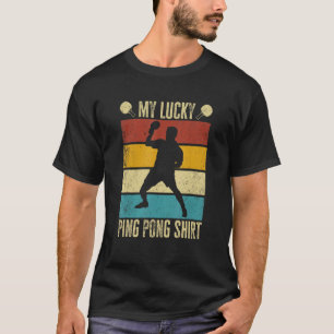 T-shirt Mon joueur de tennis de table ping-pong drôle chan