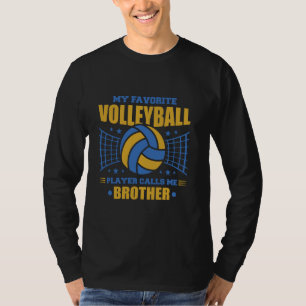 T-shirt Mon Joueur De Volley-ball Préféré M'Appelle Volley
