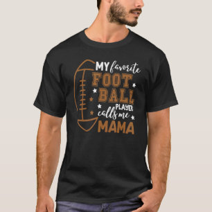 T-shirt Mon Joueur Favori De Football M'Appelle Jour De Ma