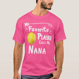 T-shirt Mon Joueur favori m'appelle Nana Tennis