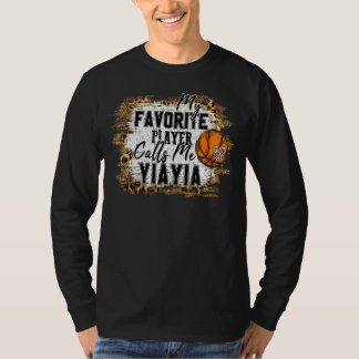 T-shirt Mon Joueur Favori M'Appelle Yiayia Basketball Moth
