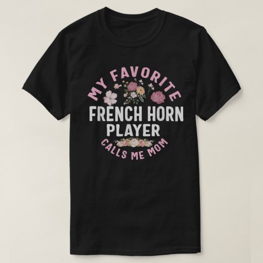 T-shirt Mon Joueur Français Préféré M'Appelle Maman Mère (Design devant)