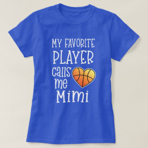 T-shirt Mon joueur préféré m'appelle cadeau du basket-b