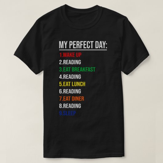 T-shirt Mon jour parfait (Design devant)
